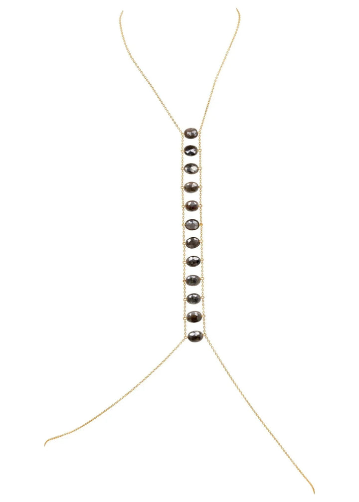 Spine Gemstone Body Chain - Tenue