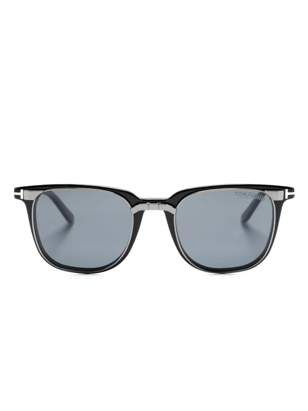 TOM FORD Eyewear Clip wayfarer-frame sunglasses - Tenue