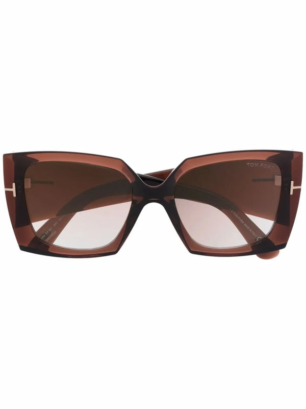 TOM FORD Eyewear tinted oversize-frame sunglasses - Tenue