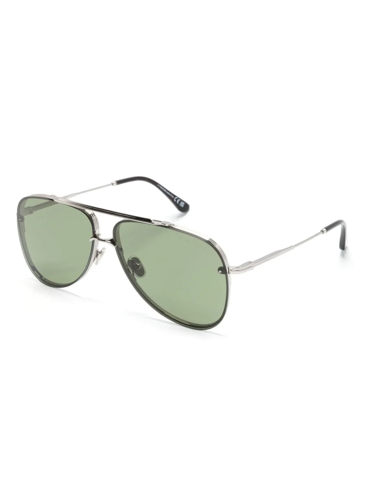 TOM FORD Eyewear Leon pilot-frame sunglasses - Tenue