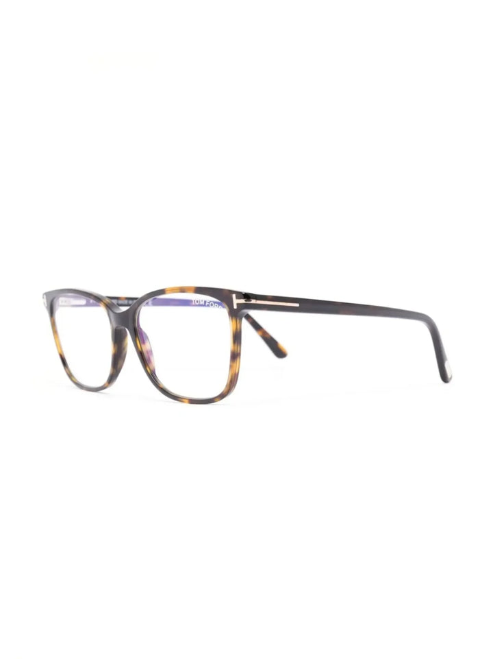 TOM FORD Eyewear tortoiseshell-effect square-frame glasses - Tenue