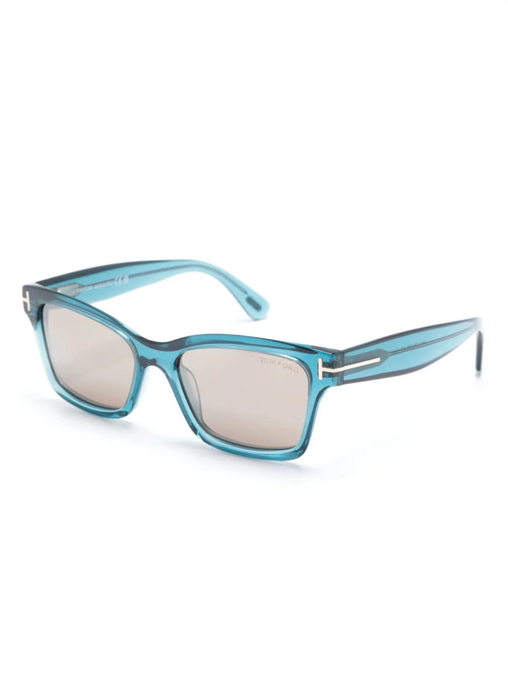 TOM FORD Eyewear rectangle-frame translucent sunglasses - Tenue