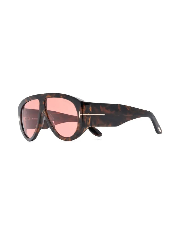 TOM FORD Eyewear Bronson round-frame sunglasses - Tenue