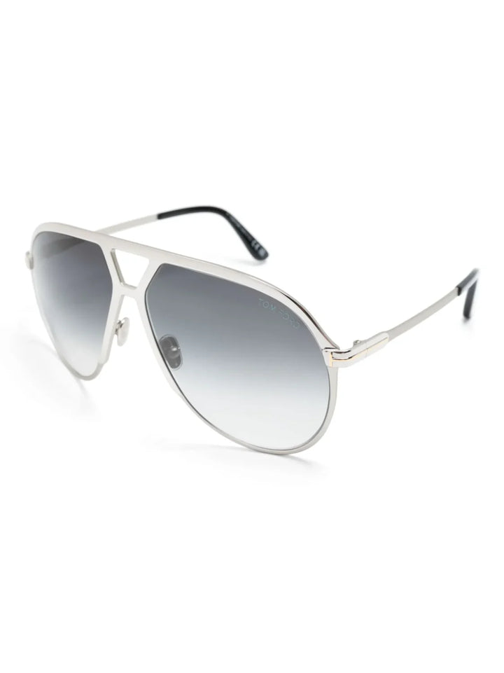 TOM FORD Eyewear logo-print oversize-frame sunglasses - Tenue