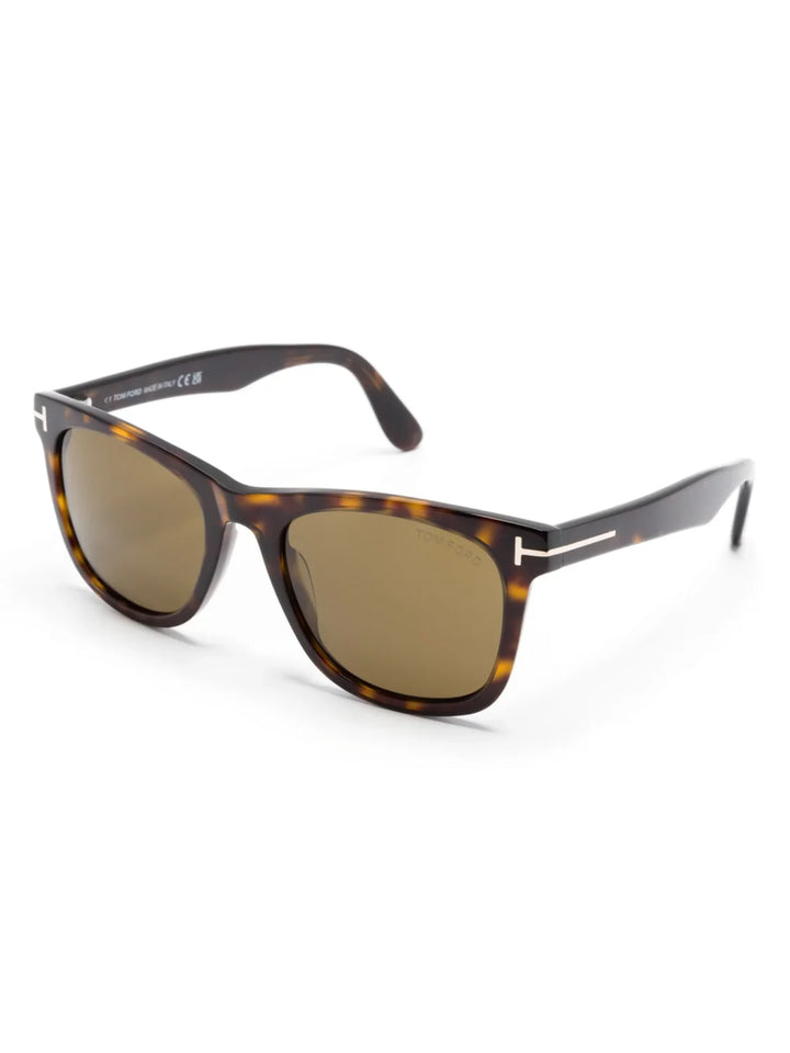 TOM FORD Eyewear tortoiseshell square-frame sunglasses - Tenue