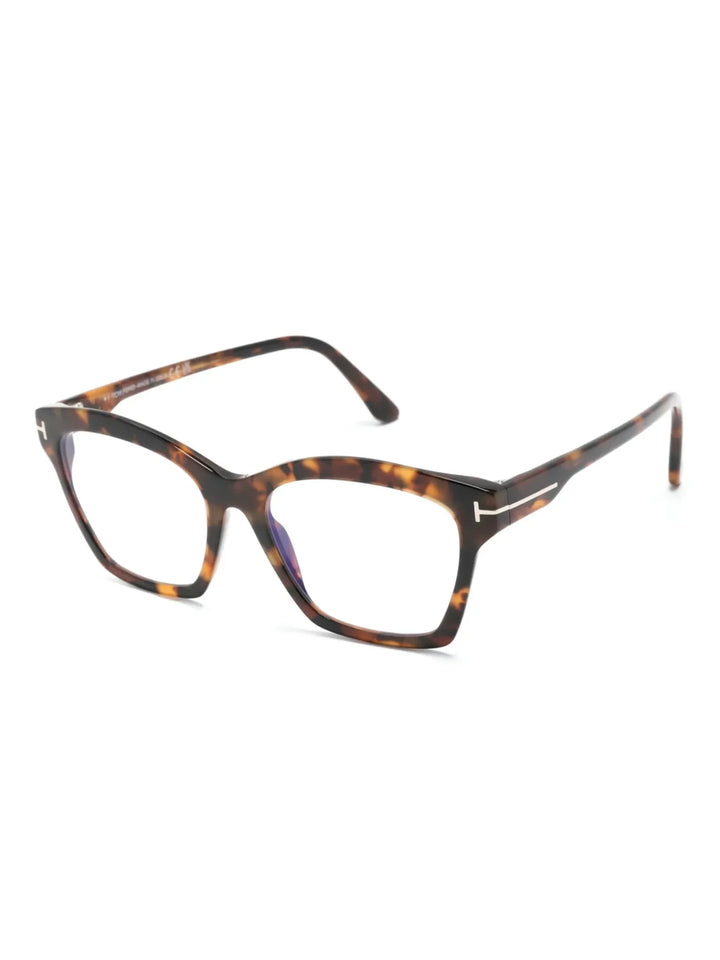 TOM FORD Eyewear tortoiseshell square-frame glasses - Tenue