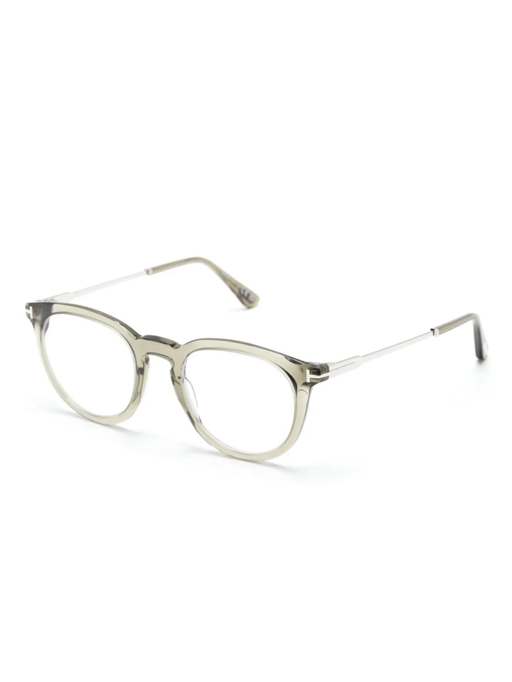 TOM FORD Eyewear logo-plaque transparent glasses - Tenue