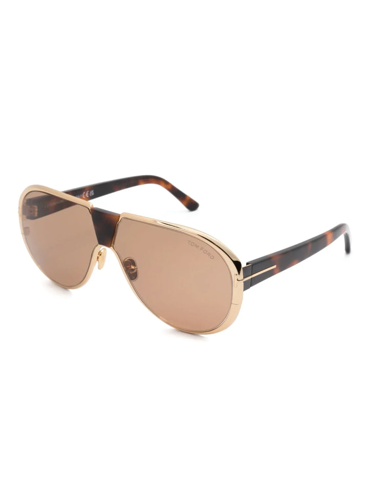 TOM FORD Eyewear Vicenzo pilot-frame sunglasses - Tenue