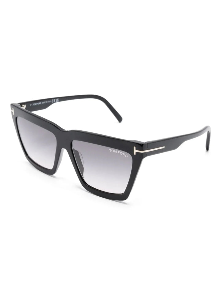 TOM FORD Eyewear Eden geometric-frame sunglasses - Tenue