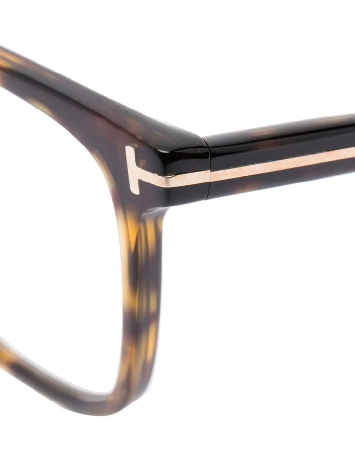 TOM FORD Eyewear tortoiseshell-effect square-frame glasses - Tenue