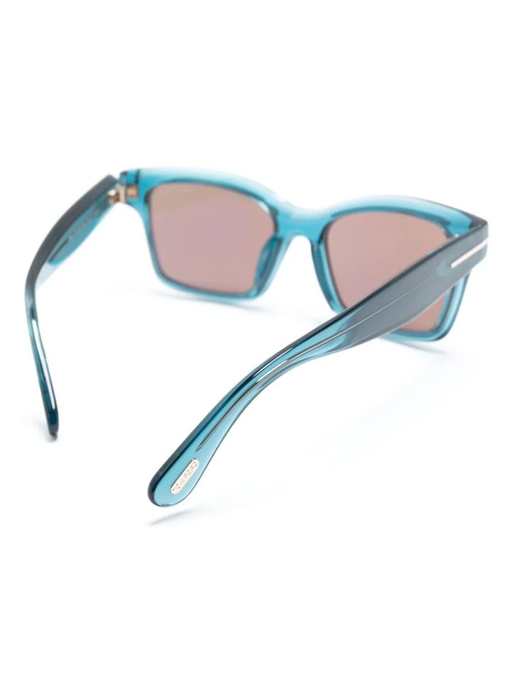 TOM FORD Eyewear rectangle-frame translucent sunglasses - Tenue