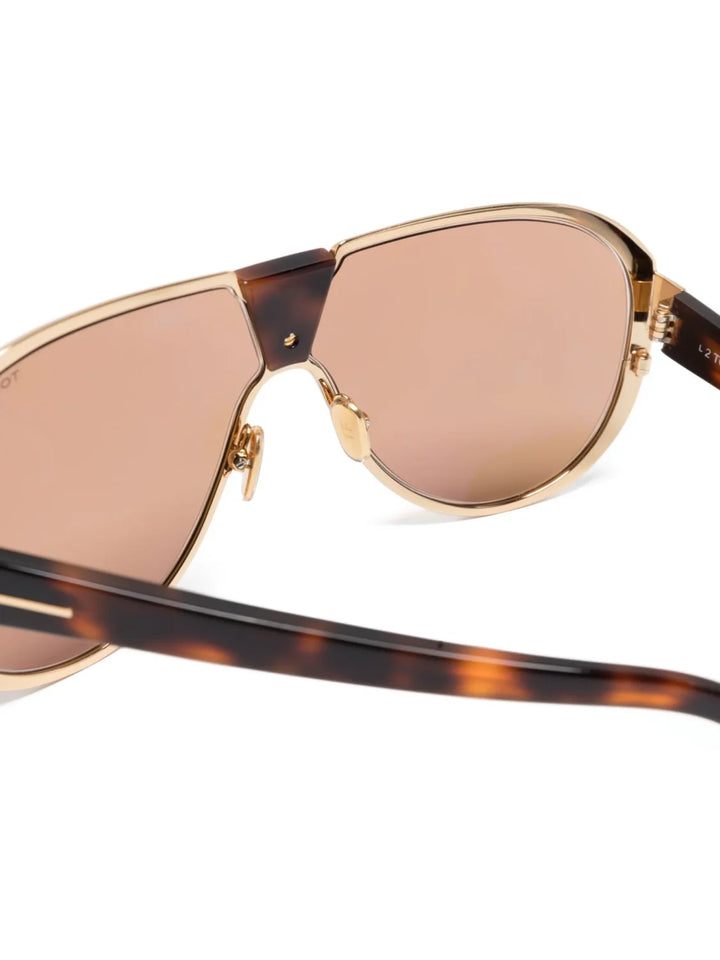 TOM FORD Eyewear Vicenzo pilot-frame sunglasses - Tenue