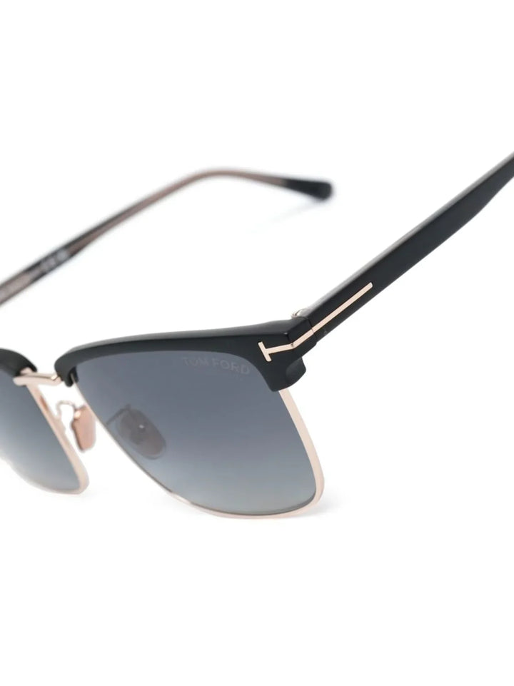 TOM FORD Eyewear logo-plaque arm sunglasses - Tenue