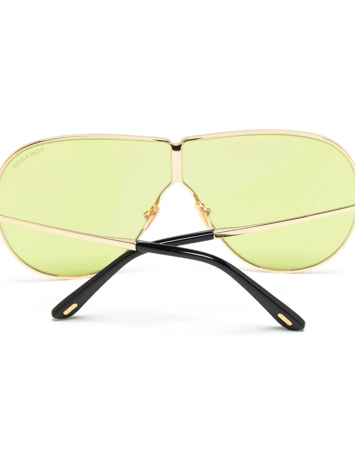 TOM FORD Eyewear Keating shield-frame sunglasses - Tenue