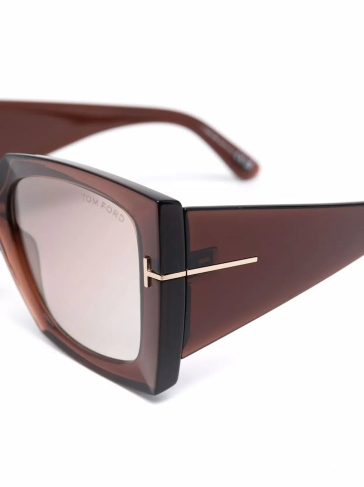 TOM FORD Eyewear tinted oversize-frame sunglasses - Tenue